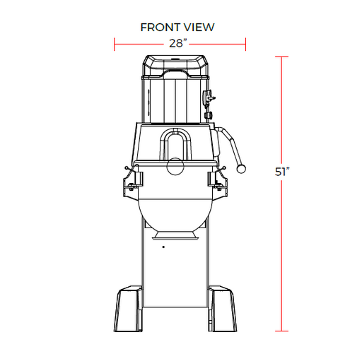 Prepline PHLM40B-T Gear Driven Commercial Planetary Stand Mixer with Timer, 40 Quart - toprestaurantsupplies.com