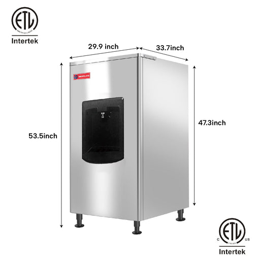 WESTLAKE Commercial Touchless Ice Dispenser 220 lb | HD-220B - Top Restaurant Supplies - Ice Dispensers - Westlake Kitchen