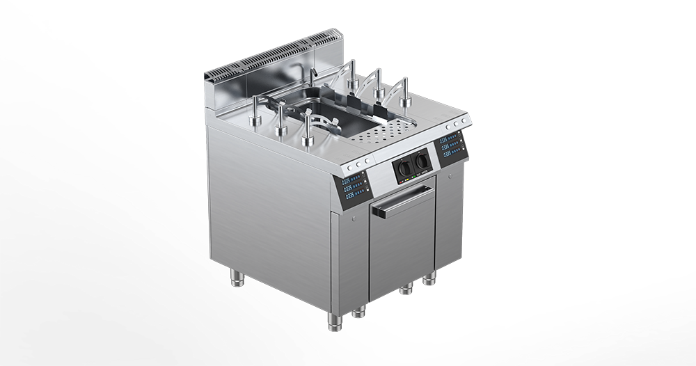 AMPTO 90CPE45 - Pasta cooker Electric, 1 Tank, dual power element