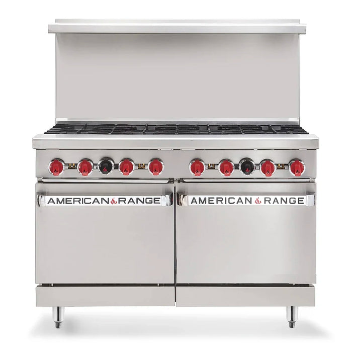 American Range AR-24G-4B 48" 4 Burner Gas Range w/ Griddle & (2) Space Saver Ovens, Natural Gas