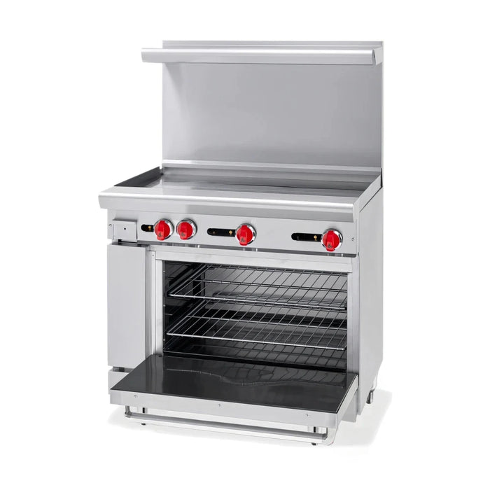 American Range AR-36G 36" Gas Range w/ Full Griddle & Standard Oven, Natural Gas