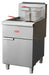 Omcan 48308 Double Tank Tube-Fired NG/LP  Floor Fryer 2 x 35-40 lb.  - 120,000 BTU - Top Restaurant Supplies - Commercial Gas Floor Fryer - Omcan