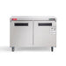 Commercial Undercounter Freezer, WESTLAKE 48" Double Door Stainless Steel Lowboy Worktop Freezer 12 Cu.ft