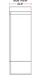 Coldline G15-W 26" Single Glass Swing Door Merchandiser Refrigerator, Black - Top Restaurant Supplies