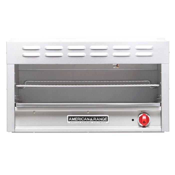 American Range ARCM-72-LP Stainless Steel Manual Control Cheesemelter - 70,000 BTU