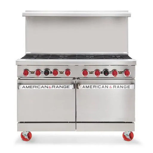 American Range AR-36G-2B 48" LP Gas with 2 Burner 36" Griddle Range with Two Standard Oven Base, 178,000 BTU-Top Restaurant Supplies