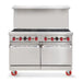 American Range AR-36G-2B 48" LP Gas with 2 Burner 36" Griddle Range with Two Standard Oven Base, 178,000 BTU-Top Restaurant Supplies