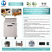 Stainless Steel 27 in. Mega Top Food Prep Table Refrigerator