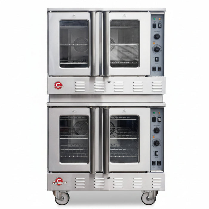 WESTLAKE Commercial Gas Convection Oven 39" Double Deck Full Size 120,000 BTU Stainless Steel | GCO511S