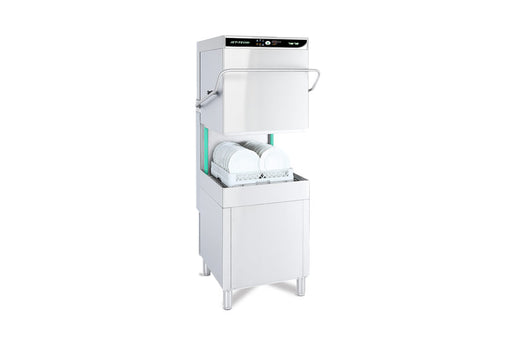 Jet Tech 757-E 26" High Hood Door Type Dishwasher High Temperature Dishwasher, 60 racks/hr - Top Restaurant Supplies