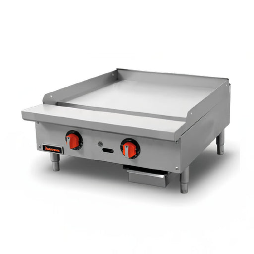 767-SRTG24 24" Gas Griddle w/ Thermostatic Controls - 1" Steel Plate, Convertible