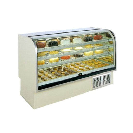 Marc Refrigeration BCR-48 48" Refrigerated Bakery Display Case, Curved Glass - Top Restaurant Supplies