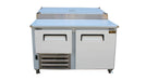Cooltech CTR-48PT 1-1/2 Door Refrigerated Pizza Prep Table 48” - Top Restaurant Supplies - Refrigerated Pizza Prep Table - Cooltech