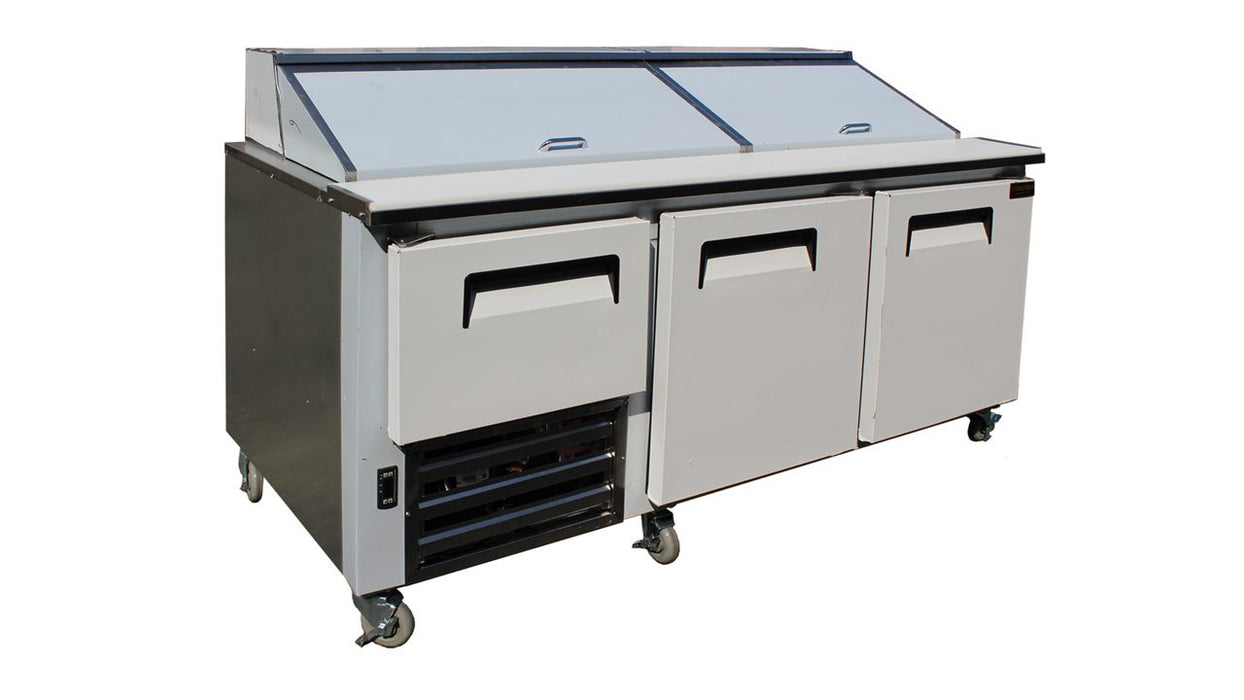 Cooltech CTR-72BM 2-1/2 Door Refrigerated Sandwich Prep Unit 72”