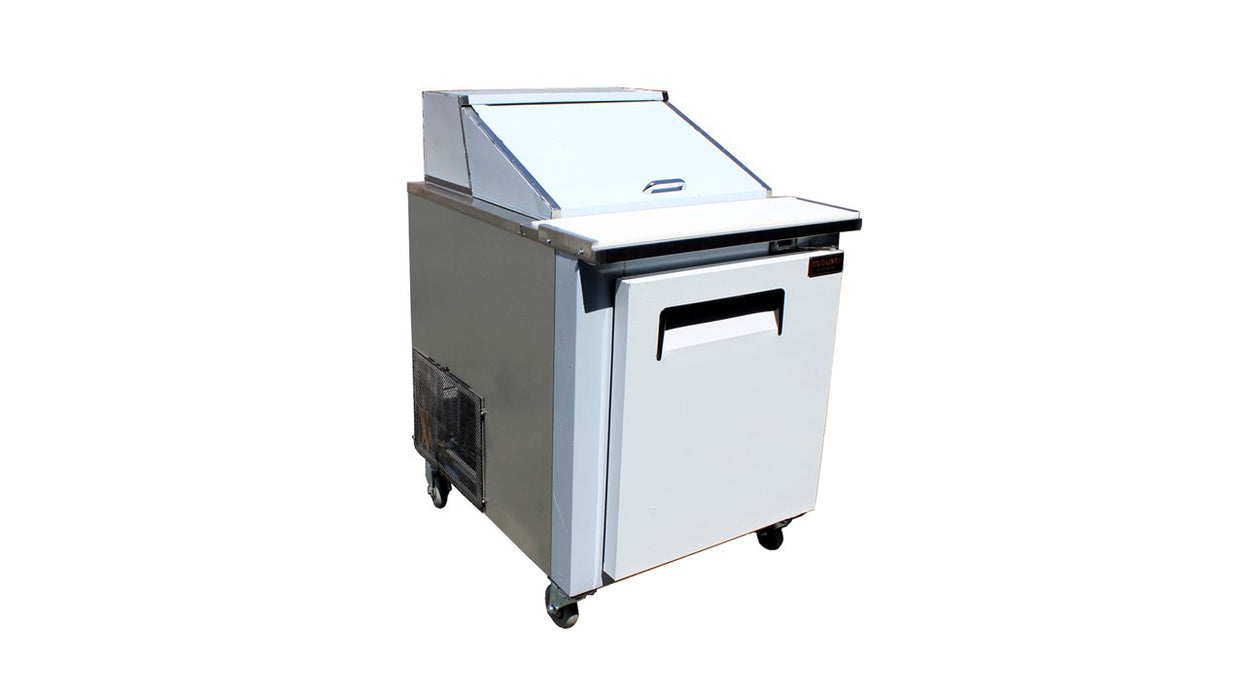 Cooltech CTR-27BMB Refrigerated 1-Door Sandwich Prep Table 27” - Top Restaurant Supplies - Sandwich Prep Table - Cooltech