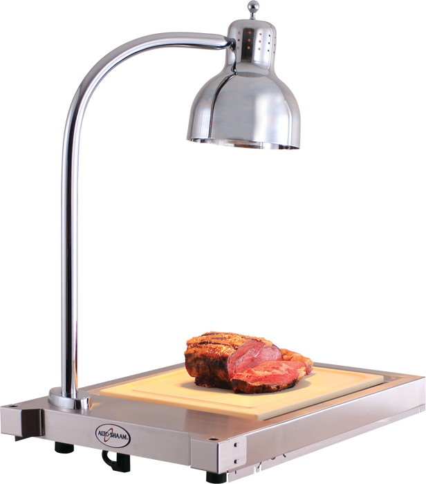 CS-100 Single Lamp Hot Carving Station w/ Food