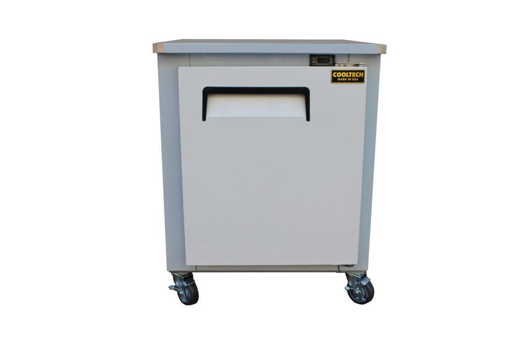 Cooltech CTR-27LBB 1-Door Low Boy Worktop Refrigerator 27” - Top Restaurant Supplies - Worktop Refrigerator - Cooltech