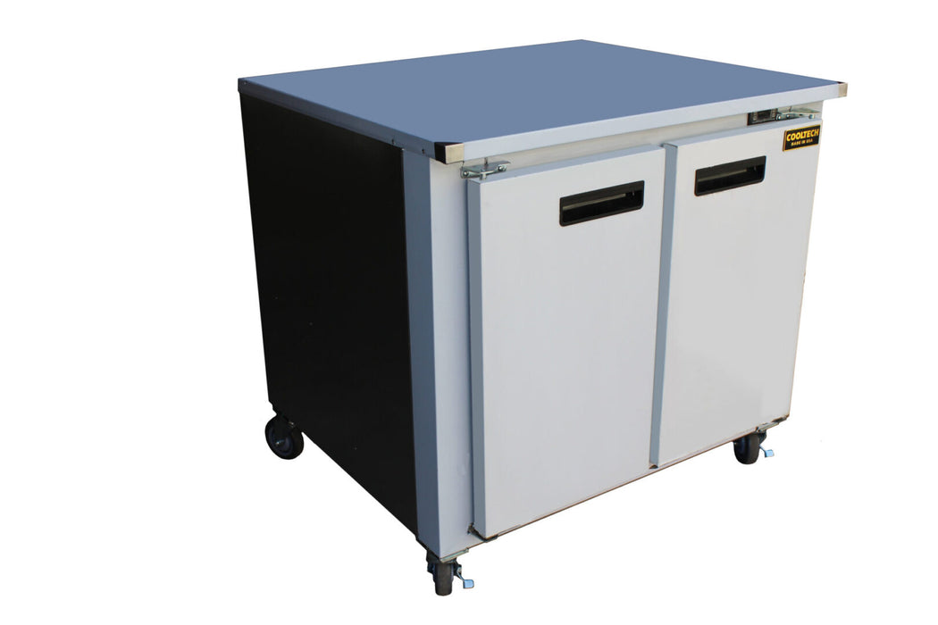 Cooltech CTR-36LBBF 2-Door Low Boy Worktop Freezer 36” - Top Restaurant Supplies - Worktop Freezer - Cooltech