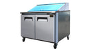 Cooltech CTR-60BMB Refrigerated 2-Door Sandwich Prep Table 60” - Top Restaurant Supplies - Sandwich Prep Table - Cooltech