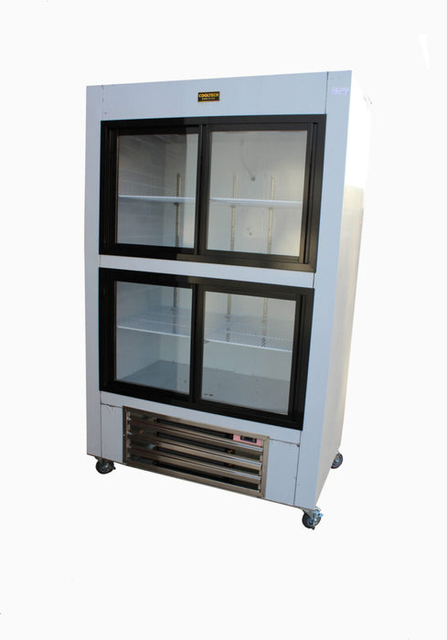 Cooltech CTR-48SG2 Custom 4 Sliding glass doors Reach-In Display Cooler 48” - Top Restaurant Supplies - Reach-In Display Cooler - Cooltech