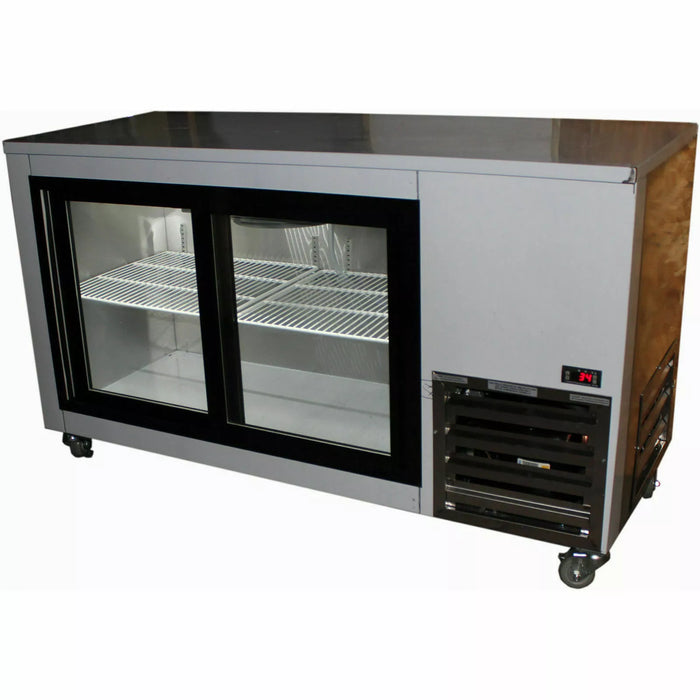Cooltech CTR-48GL Sliding Glass Doors Back Bar Display Cooler 48” - Top Restaurant Supplies - Back Bar Cooler - Cooltech