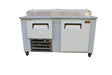 Cooltech CTR-60PT 1-1/2 Door Refrigerated Pizza Prep Table 60” - Top Restaurant Supplies - Refrigerated Pizza Prep Table - Cooltech