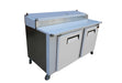 Cooltech CTR-60PTB 2 Door Refrigerated Pizza Prep Table 60” - Top Restaurant Supplies - Refrigerated Pizza Prep Table - Cooltech