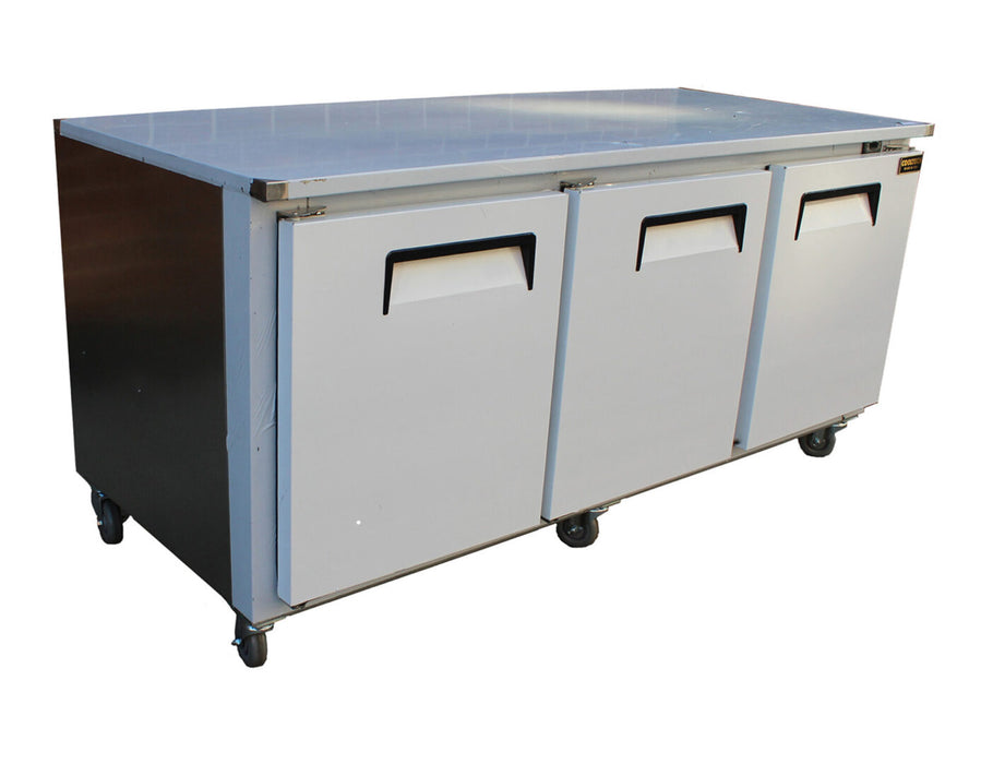 Cooltech CTR-84LBBF 3-Door Low Boy Worktop Freezer 84” - Top Restaurant Supplies - Worktop Freezer - Cooltech