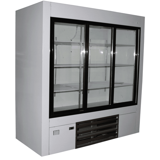 COOLTECH CTR-72SG 3 Sliding Glass Doors Reach-In Display Cooler 72"W x 30"D x 74"H - Top Restaurant Supplies - Sliding Glass Doors Reach-In Display Cooler - Cooltech
