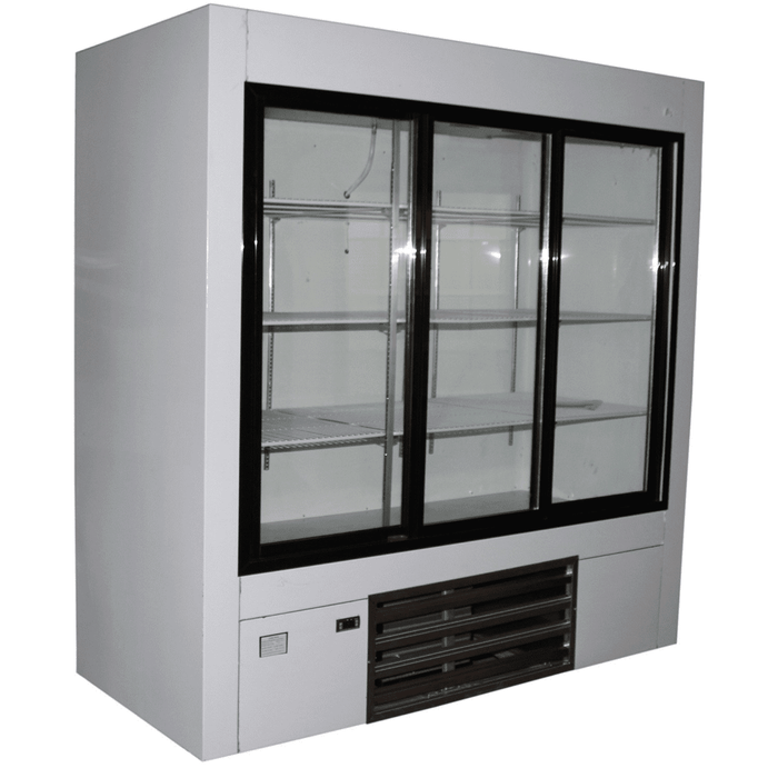 Cooltech CTR-72SG 3 Sliding Glass Doors Reach-In Display Cooler 72″ - Top Restaurant Supplies - Reach-In Display Cooler - Cooltech