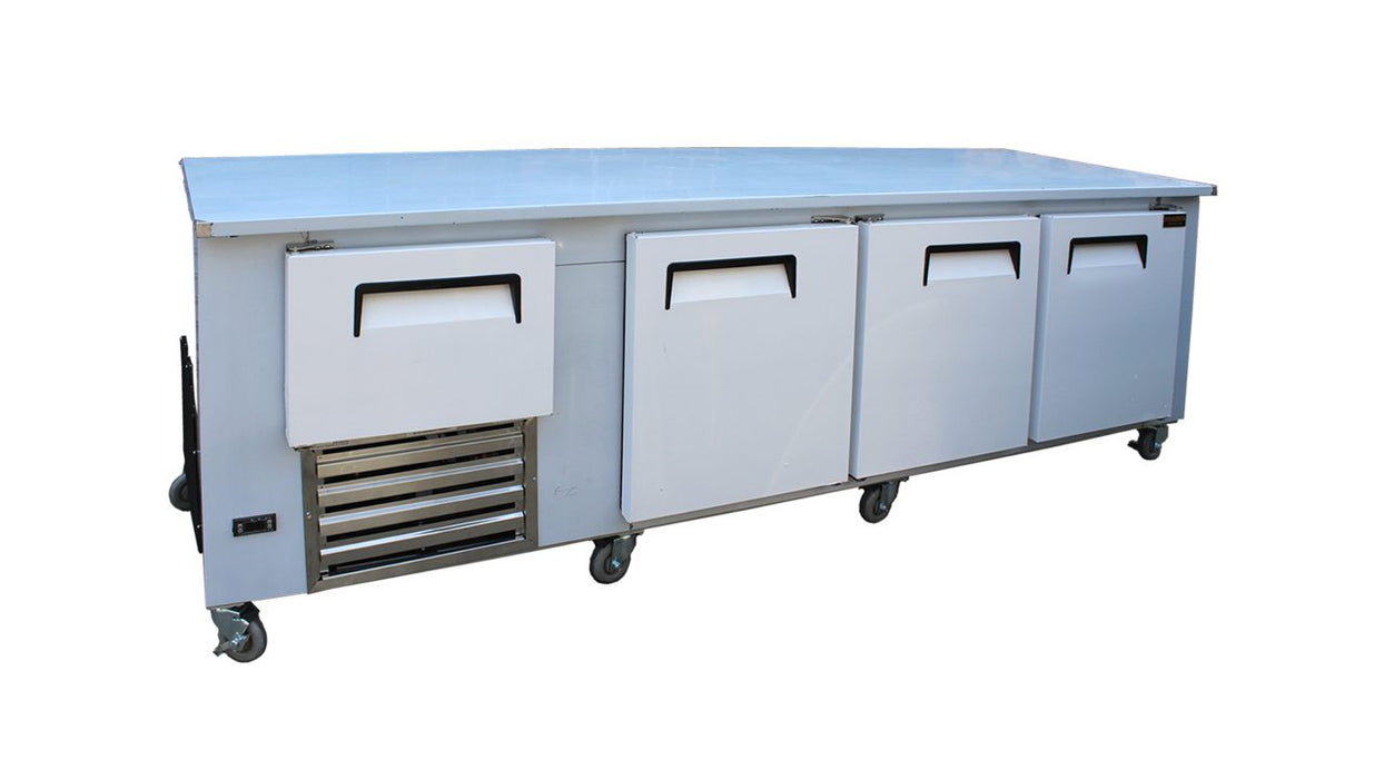 Cooltech CTR-96LBF 3-1/2 Door Low Boy Worktop Freezer 96” - Top Restaurant Supplies - Worktop Freezer - Cooltech