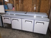 Cooltech CTR-96PT 3-1/2 Door Refrigerated Pizza Prep Table 96” - Top Restaurant Supplies - Refrigerated Pizza Prep Table - Cooltech
