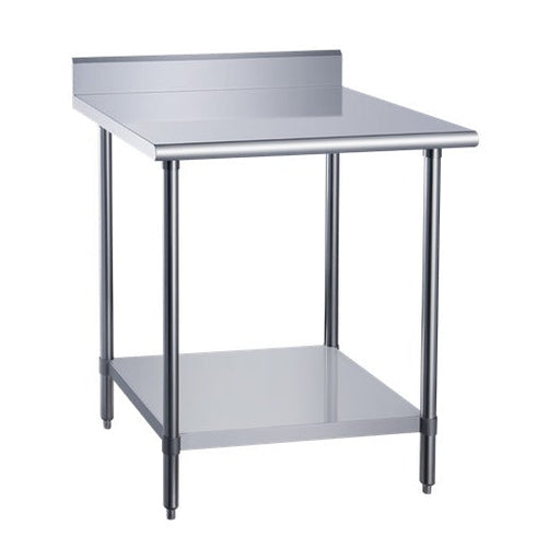 DCSTW-3024B Stainless Steel Work Table with Backsplash - 24 in. Wide
