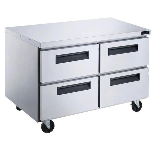DUKERS 4-Drawer Undercounter Commercial Refrigerator | DUC48R-D4 - Call for pricing - Top Restaurant Supplies - Undercounter Refrigerator - Dukers