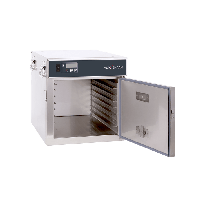 300-S Halo Heat Low Temp Holding Cabinet with door open