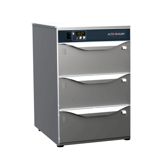 500-3DN Triple Stacked Halo Heat Narrow Warming Drawers