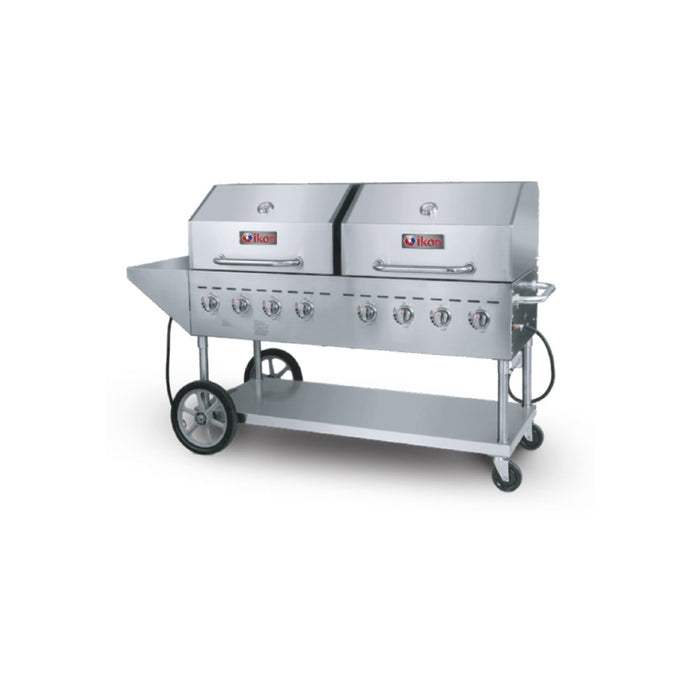 IKON IBQ-60 Full Stainless Steel Outdoor Gas Grill - 120,000  BTU - Top Restaurant Supplies - Stainless Steel Outdoor Gas Grill - IKON