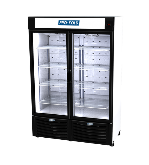 Pro-kold DURF 32W Two Door Display Freezer - Top Restaurant Supplies
