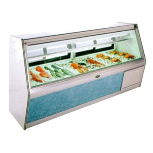Marc Refrigeration MFC-8 S/C Self Contained 94" Seafood Case, Glass Front - Top Restaurant Supplies