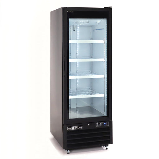 Maxx Cold MXGDM-30FBHC 27” Glass Door Merchandiser Freezer, Large Storage Capacity, Single Doo - Top Restaurant Supplies
