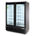 Maxx Cold MXGDM-50FBHC 54” Glass Door Merchandiser Freezer, Large Storage Capacity, Double Door - Top Restaurant Supplies