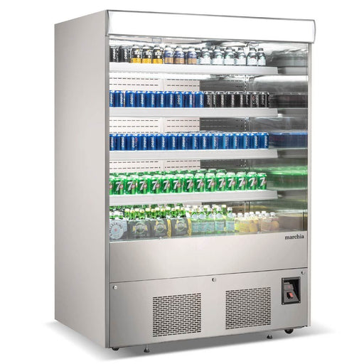 Marchia MDS60 60" Open Air Cooler Grab and Go Refrigerator, 220V - Top Restaurant Supplies