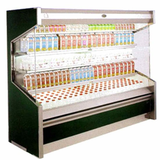 Marc Refrigeration OD-8R 94" Open Dairy Case with 4 Shelves, Remote - Top Restaurant Supplies