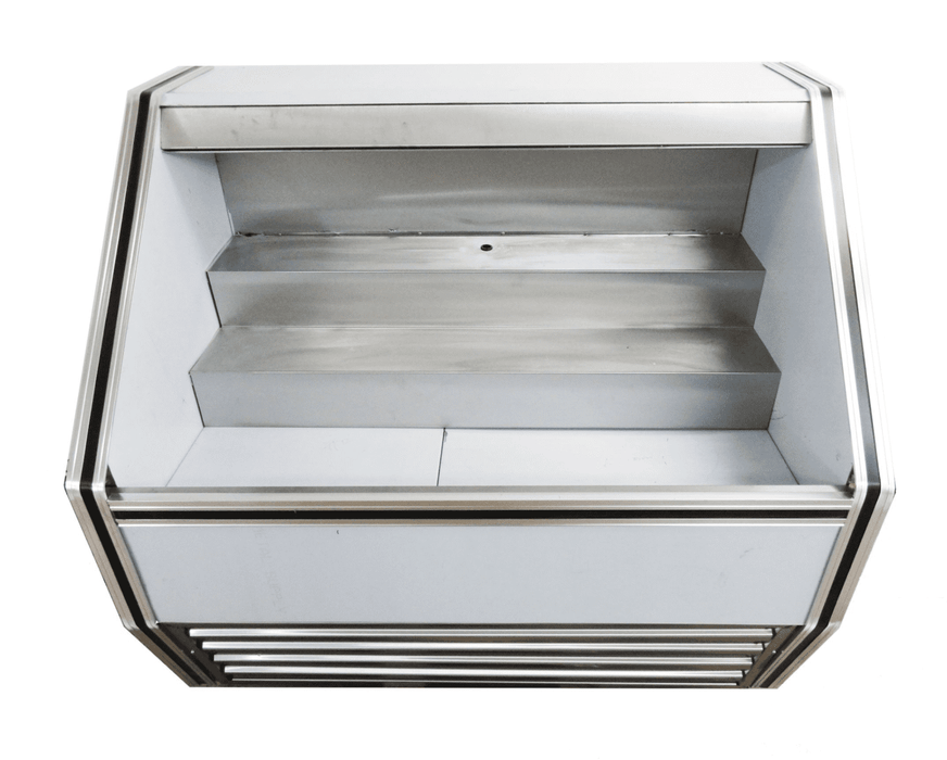 Cooltech CTR-48OF Stainless Steel Open Air Merchandiser 48” - Top Restaurant Supplies - Stainless Steel Open Air Merchandiser Case ( Low ) - Cooltech