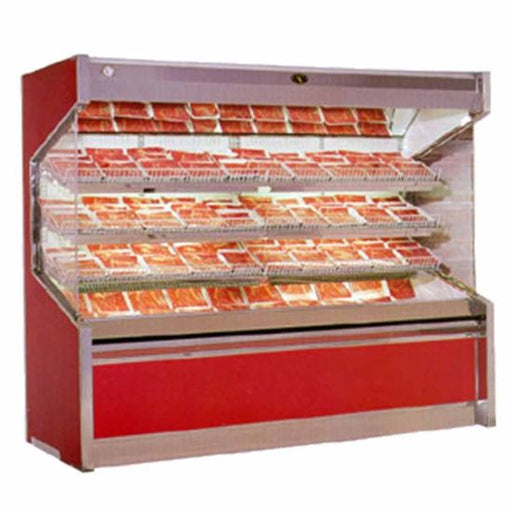 Marc Refrigeration OM-10R 116" Open Air Meat Case with 3 Shelves, Remote - Top Restaurant Supplies