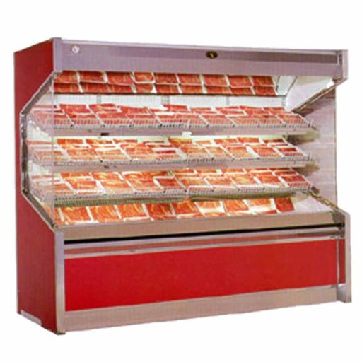 Marc Refrigeration OM-12R 138" Open Air Meat Case with 3 Shelves, Remote - Top Restaurant Supplies