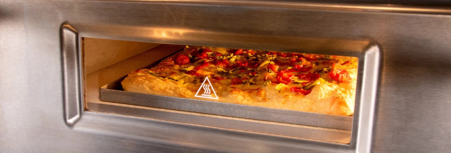 AMPTO PZA-6US AMPTO Elecric Pizza oven single deck 6 pizza capacity (12'')  ETL.
