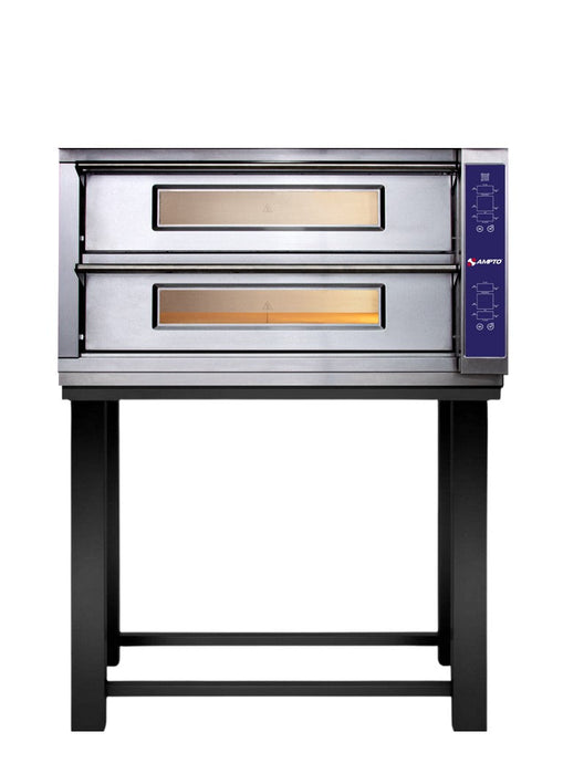 AMPTO PZA-12US AMPTO Electric Pizza oven double deck 12 pizza capacity (12''). ETL.