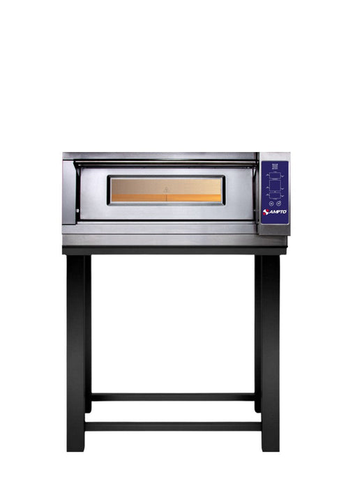 AMPTO PZA-4US AMPTO Electric Pizza oven single deck 4 pizza capacity (12''). ETL.
