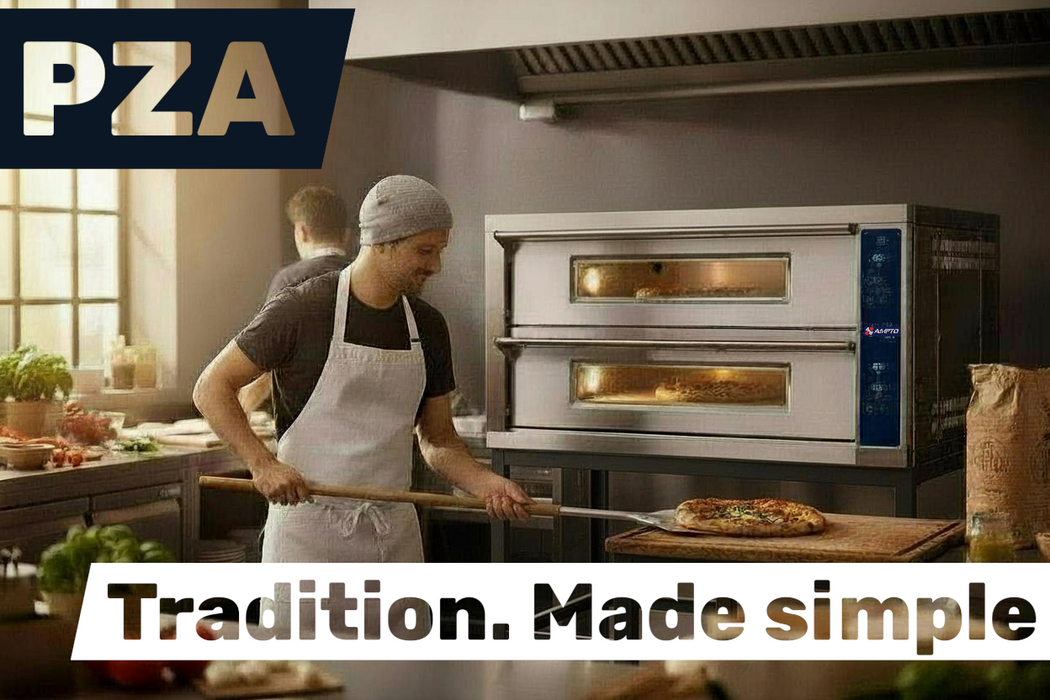 AMPTO PZA-6US AMPTO Elecric Pizza oven single deck 6 pizza capacity (12'')  ETL.